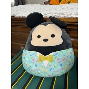 Squishmallows 16 Inch Mickey Mouse Holiday Edition Soft Plush Stuffed Animal Toy